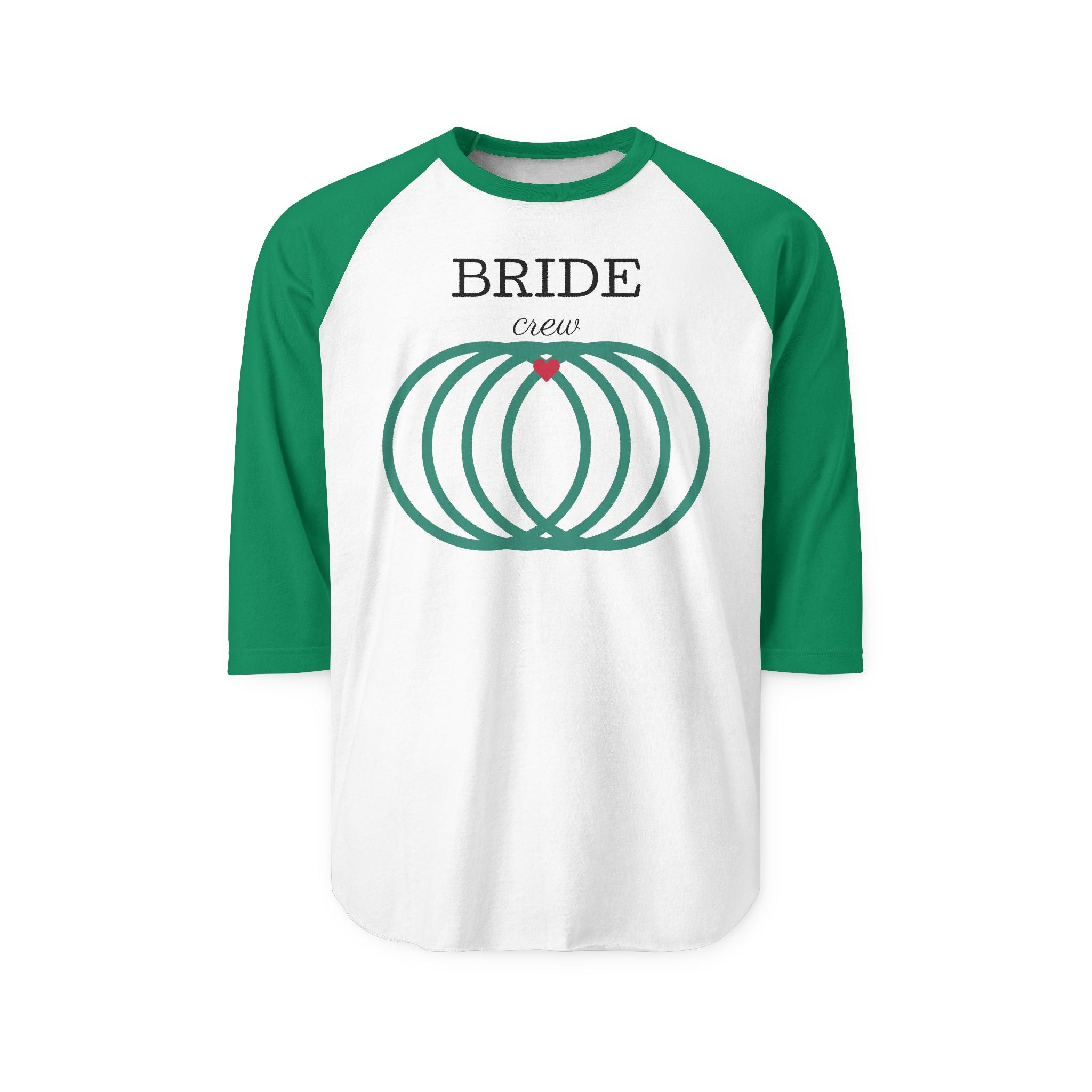 Raglan Shirt - 'Heretic' Interlocking Rings Graphic Baseball Tee