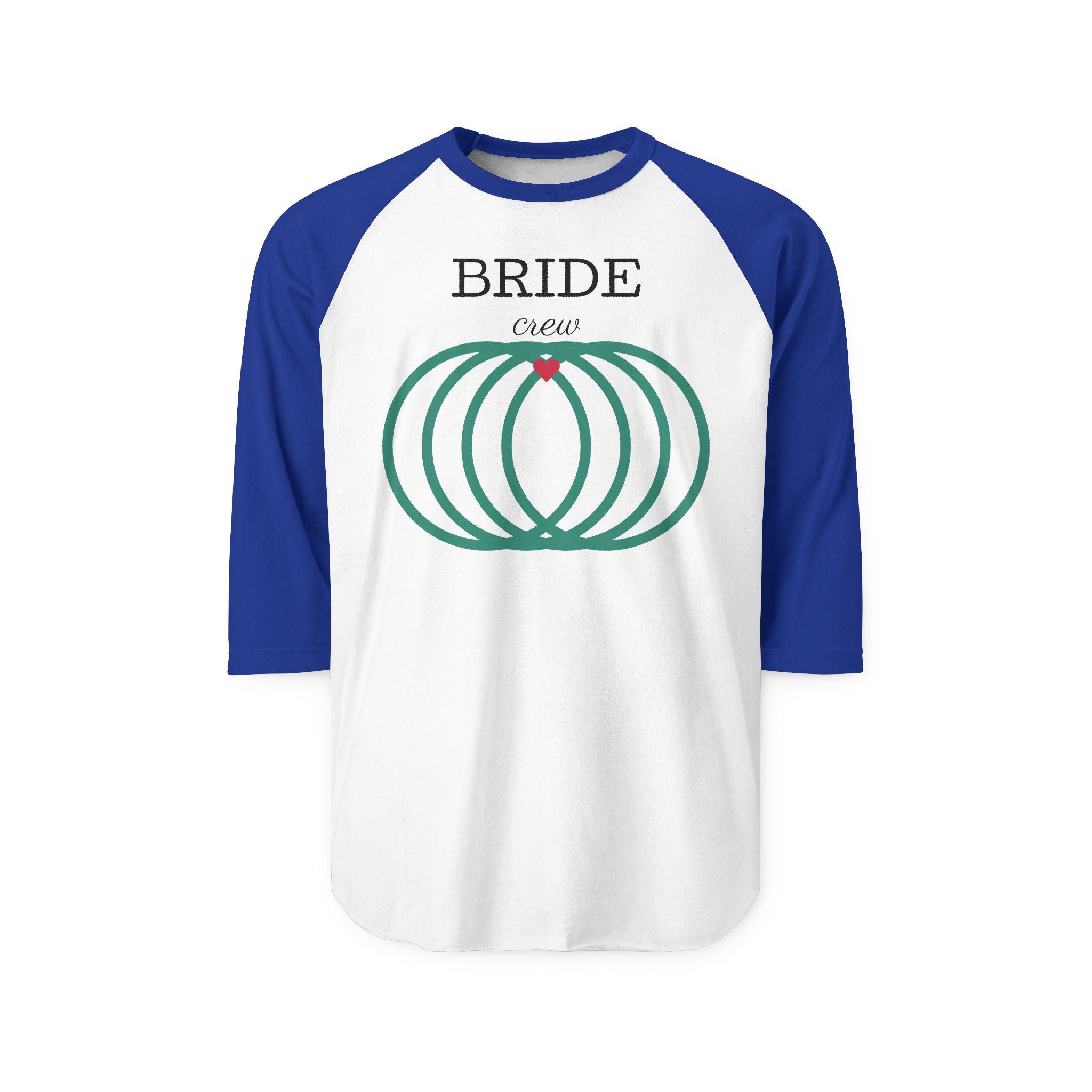 Raglan Shirt - 'Heretic' Interlocking Rings Graphic Baseball Tee