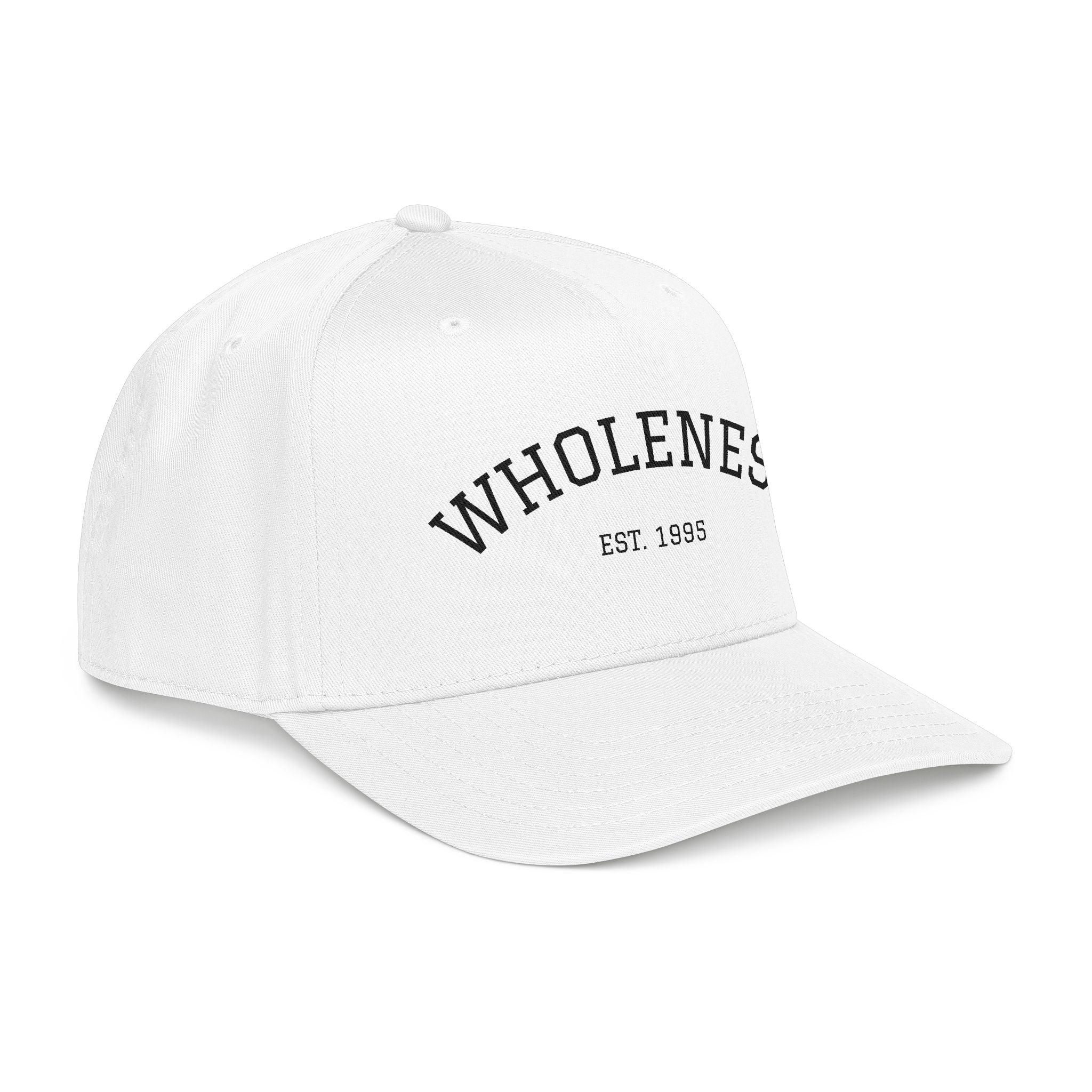 Wholeness Baseball Cap — Embroidered 'WHOLENESS EST. 1988' Retro Hat