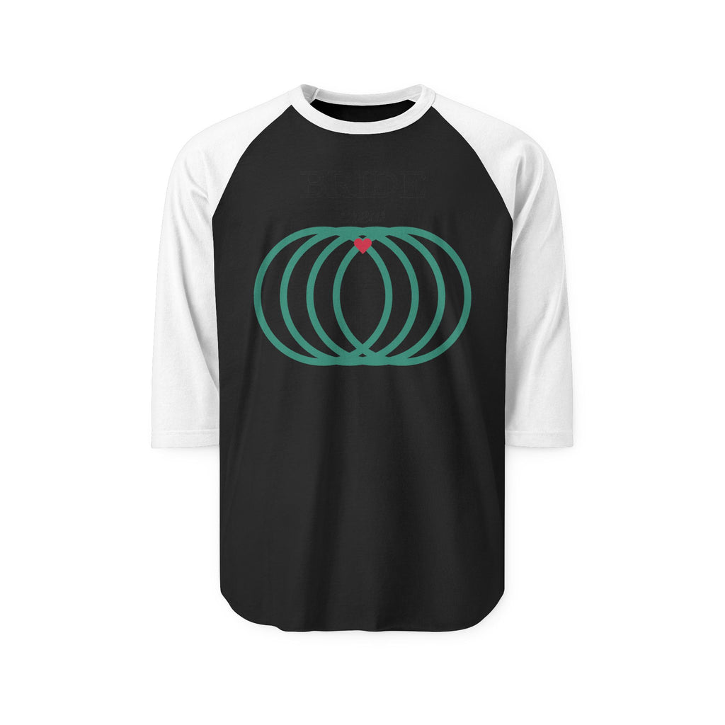 Raglan Shirt - 'Heretic' Interlocking Rings Graphic Baseball Tee