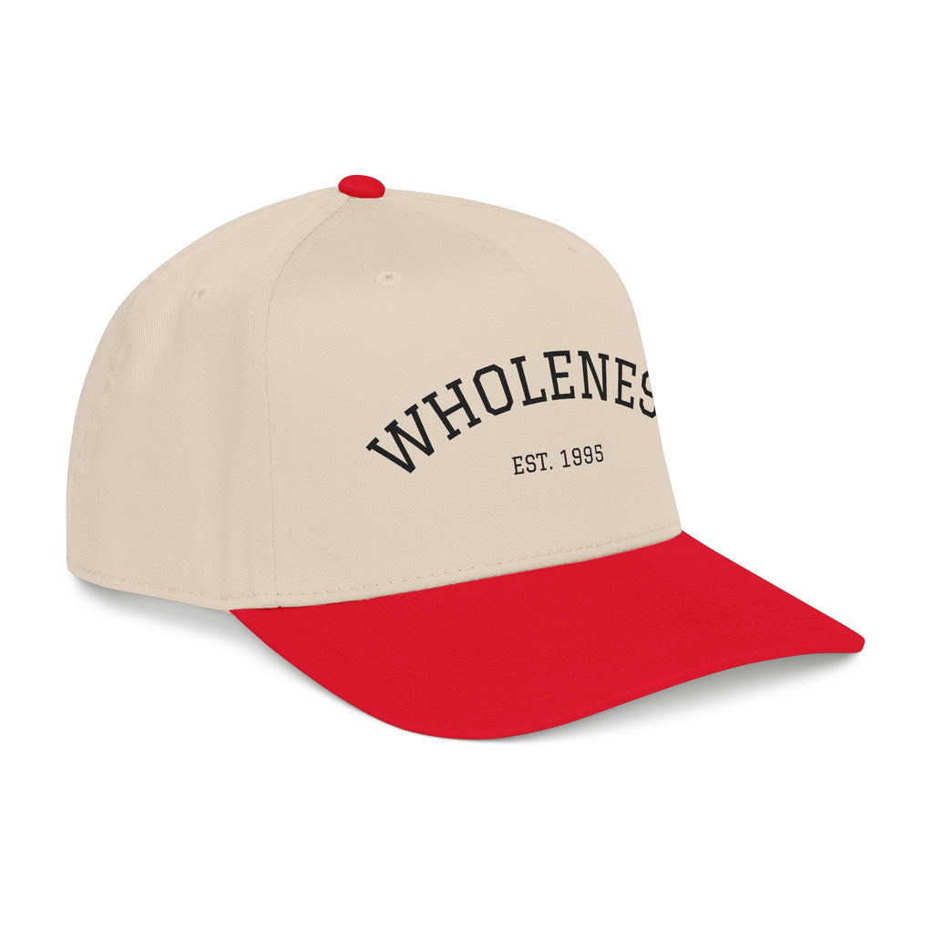 Wholeness Baseball Cap — Embroidered 'WHOLENESS EST. 1988' Retro Hat